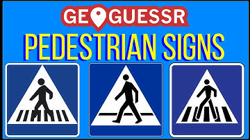 PEDESTRIAN CROSSING SIGNS YOU NEED TO KNOW! | GeoGuessr Tips - Europe #7