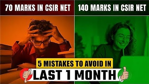 CSIR NET Physics Preparation Strategy 2025 to Avoid Mistakes!