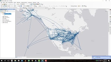 flow line ( Air Line Traffic ) Map for beginners