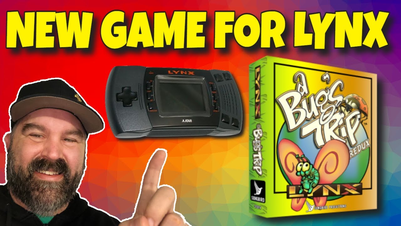 New Atari Lynx Game on Physical A Bugs Trip Redux - YouTube