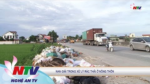 Nan giải trong xử lý rác thải ở nông thôn