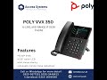 Polycom IP Phone VVX150, VVX250, VVX350 and VVX450