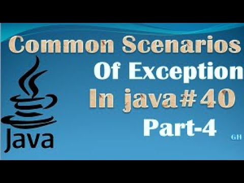 Common Scenarios Of Exception In Java || NullPointerException || NumberFormatException