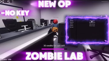 ZOMBIE LAB SCRIPT ROBLOX | Auto Get Virus, Cure And Weapon MOD #roblox