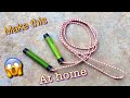 how to make Bamboo jump rope at home || Simple way to make Jumping Rope , Jump Rope Workout.