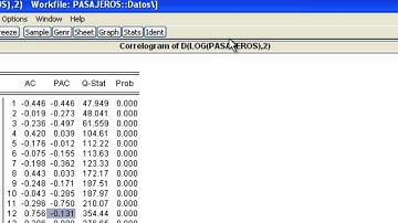 (Econometría) Estacionariedad en media: 4. Parte estacional