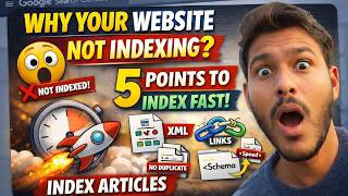 Why Your Website Is Not Indexing on Google? 5 Secrets to Index Articles in Minutes #seo #seotips