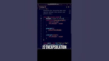 😘😘 JavaScript OOP - How Encapsulation Works in JS ES6 #shorts #programming #javascript #coding #oop