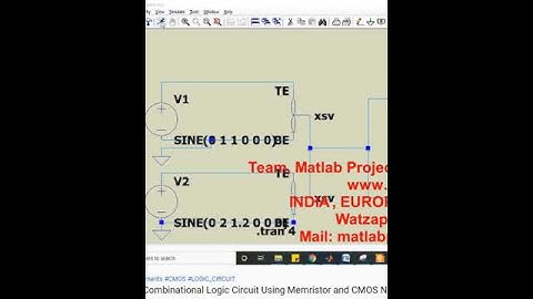 Design of Combinational Logic Circuits Using Memristor and CMOS NAND Logic-VLSI- LTspice