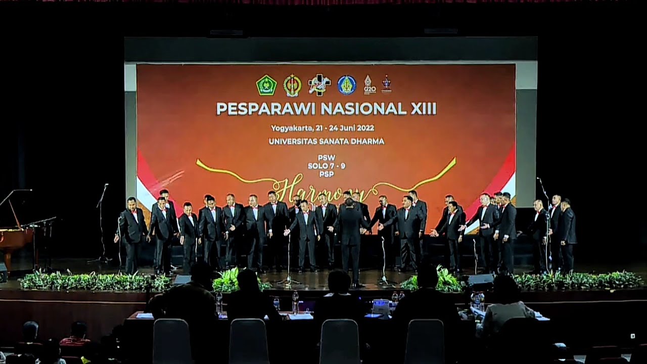 PESPARAWI NASIONAL XIII di Yogyakarta - Paduan Suara Pria Provinsi Maluku