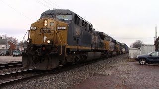 Three Elephant Styled CSX Units Lead CSX Intermodal Train