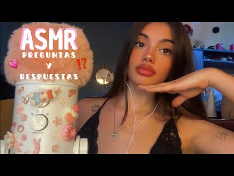 ASMR| Preguntas y respuestas de mis seguidores 💗 Q&A soft whispering