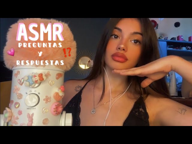 ASMR| Preguntas y respuestas de mis seguidores 💗 Q&A soft whispering