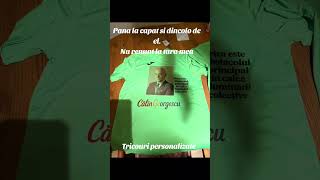 Tricou personalizat cu Calin Georgescu