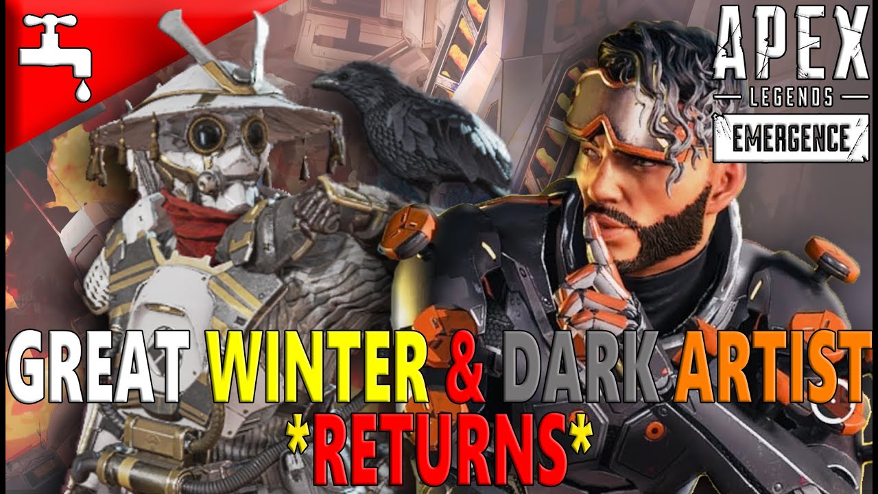 GREAT WINTER BLOODHOUND & DARK ARTIST MIRAGE *RETURNS* Apex Legends