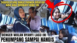 Awalnya Biasa saja Wulan pengamen suara merdu nyanyi lagu ini..!!!penumpang cantik langsung nangis