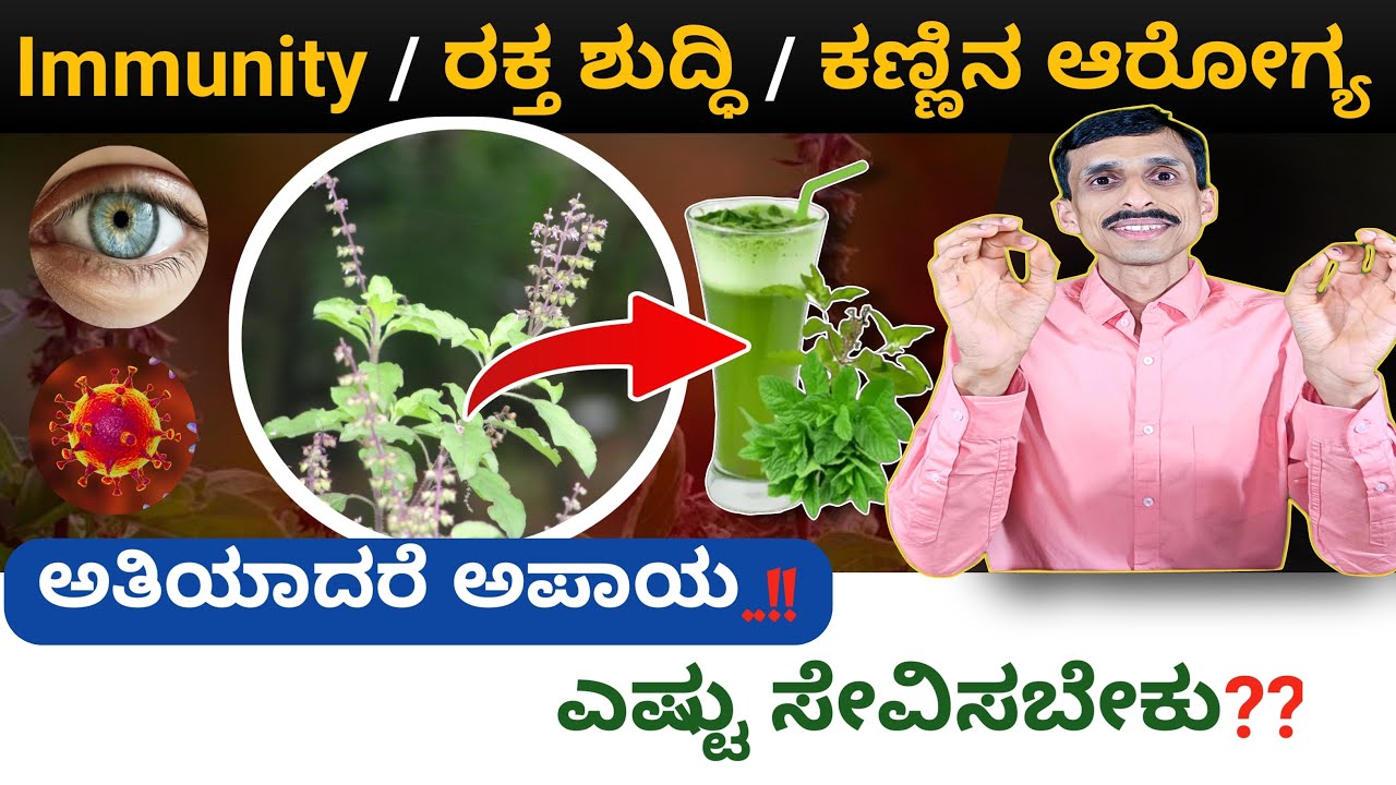 ತುಳಸಿ ಟೀ, ಕಷಾಯದ ಮಹತ್ವ | ಕೃಷ್ಣ ತುಳಸಿಯ ವಿಶೇಷ ಗುಣಗಳು.! | Holly Basil | Dr.Vinayak Hebbar
