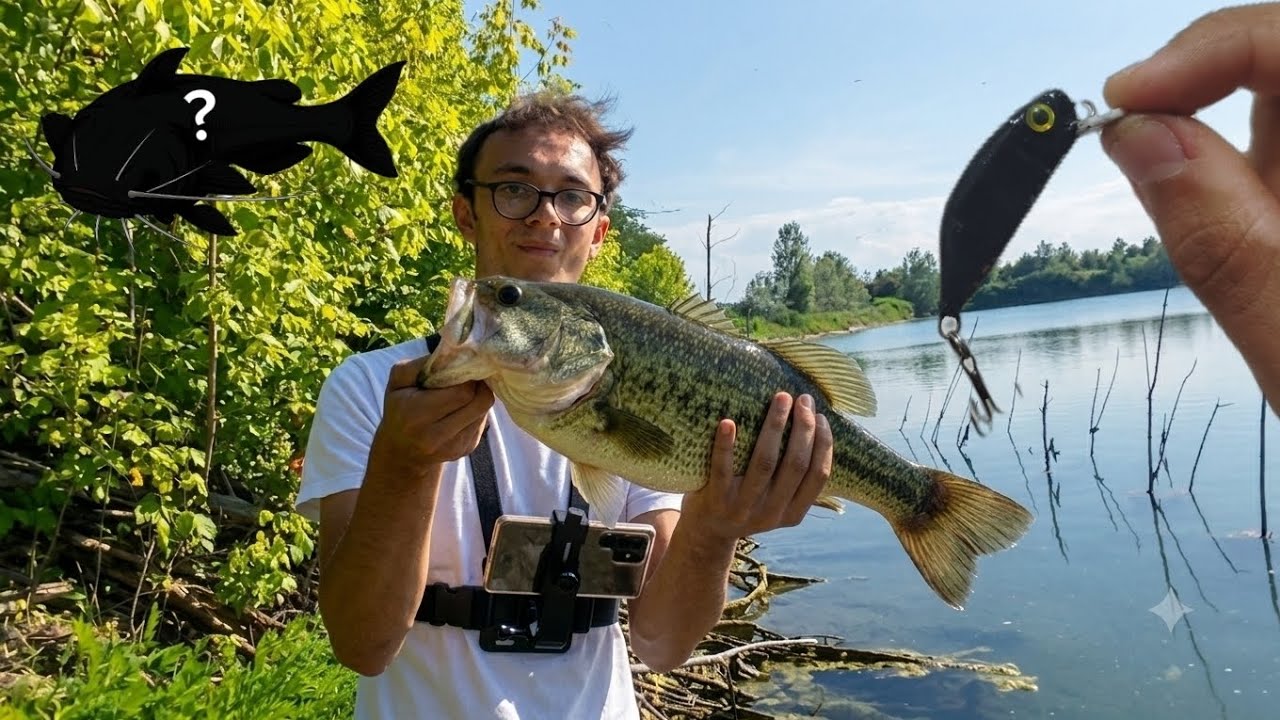 DALLA COSTRUZIONE ALLA CATTURA🗿 | Bass Fishing in cava abbandonata + PESCE SECRET❓️ – IL PESCA