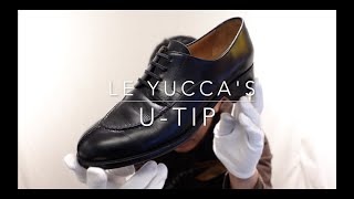 Le Yucca’s レユッカス　Uチップ　ブラック　41 レユッカス ART.Y18711 Uチップ ブラック エンツォボナフェ製造 サイズ