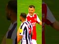 Xhaka vs Wilson battle #arsenal #newcastle #fight