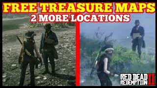 FREE TREASURE MAPS 2 More Locations Red Dead Online