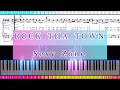 ROCK THA TOWN 〜SexyZone〜 歌詞付きピアノソロフルスコア
