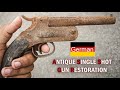 Restoring an antique German single shot  gun from 1800s | Old gun restoration