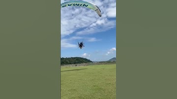 solo takeoff 2 paramotor #shorts #paramotorpilot