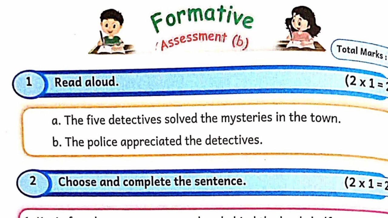 EE 5th standard English term 3 work book answers formative assessment
