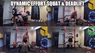 7-18-2019 Orc Mode Training - Dynamic Effort Chain Box Squat, Sumo Deadlift & Good Mornings