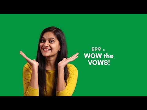 Wow the Vows - Reimagining Marriage Promises | Sincerely Suruchi - video from Jombay