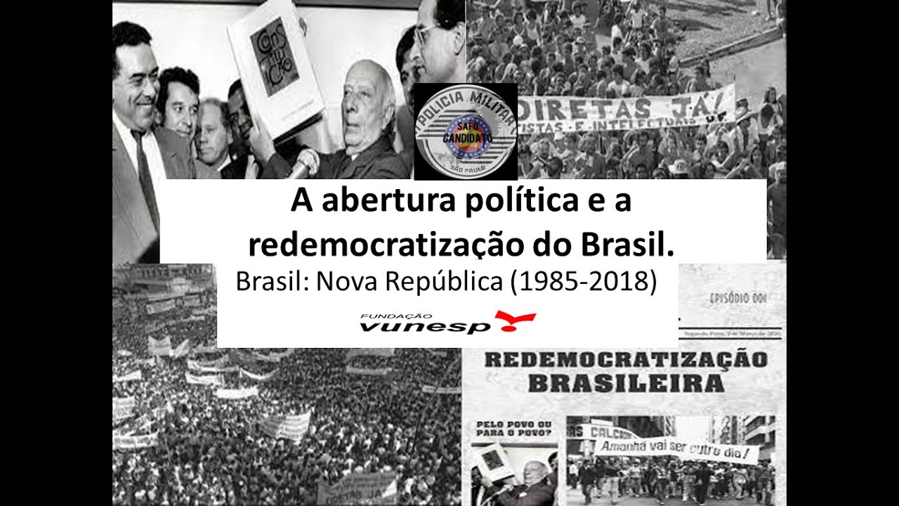 PM-SP | História | Aula 15: A abertura política e a redemocratização do Brasil