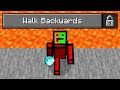 Beating Hardcore Minecraft, But I Can Only Walk BACKWARDS.