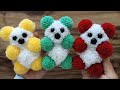 Ponpon Ayı nasıl yapılır 🐻How to make the perfect yarn pom-pom bear