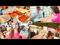 أكل الشوارع في كوريا || حلال || Korean Street Food || أقوى موقف محرج حصل لي مع أجاشي كوري 😅