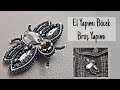 Broş Böcek Yapımı / Brooch Beetle / Брошь Жучок из бисера