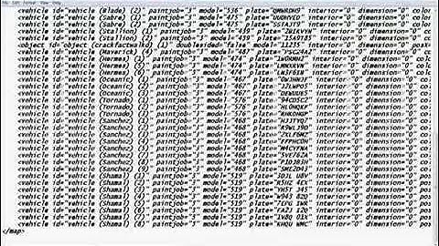 Pawno - Cars einfügen