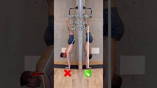 Handstand Belly To Wall? Do This