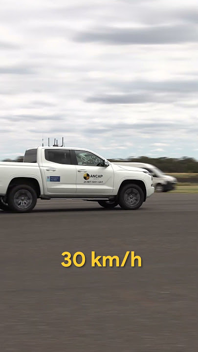 Mitsubishi Triton AEB car-to-pedestrian Tests  #ancapsafety