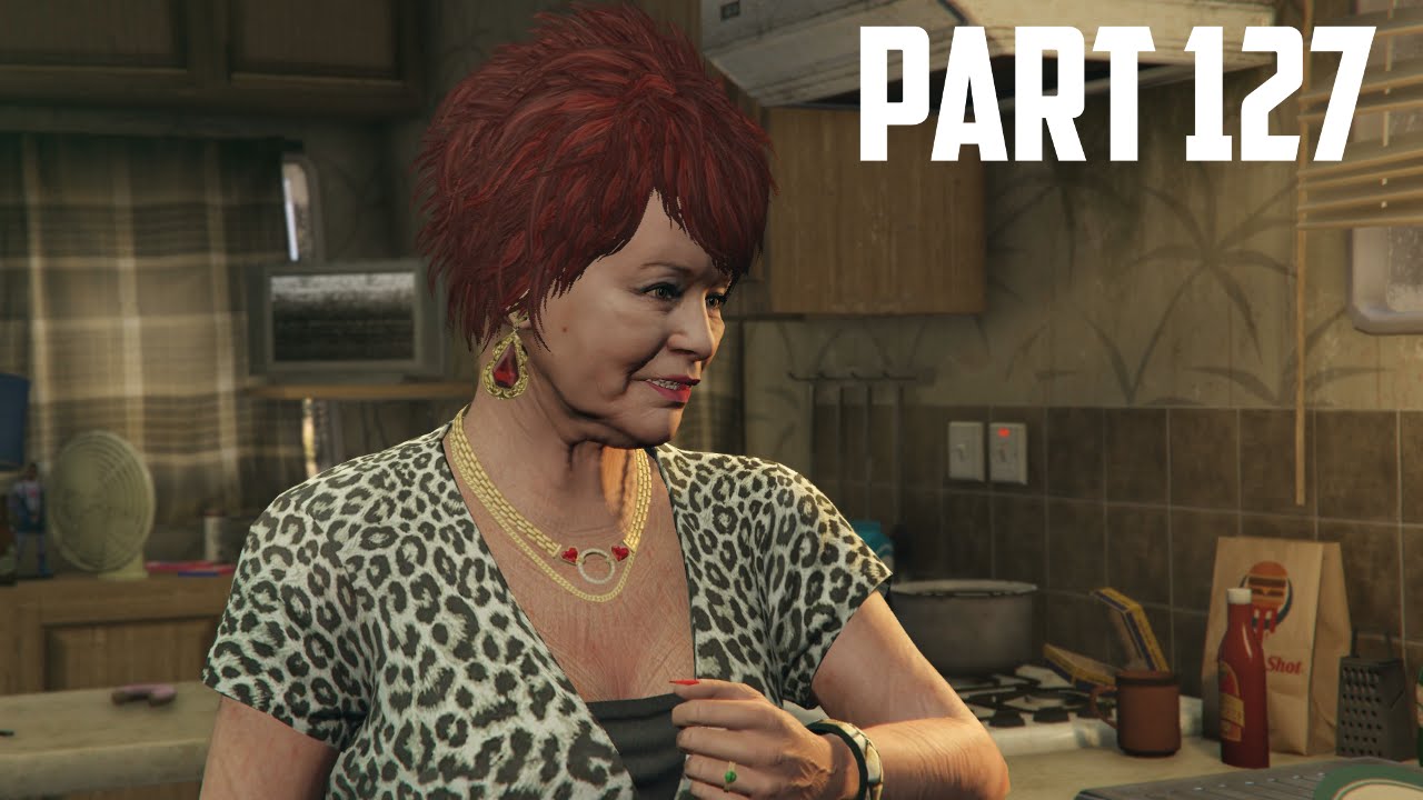 Grand Theft Auto V 100 Walkthrough Part 127 [PS4] Trevor’s Mom