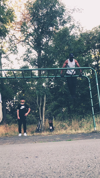 10 Controlled Full Wide Right To Left Side & Pull Ups & 10 Shoulder Push Ups  #exercisemotivation