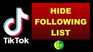 How to HIDE your following list on TikTok → IN 30 SECONDS ✔️How to hide tiktok followers guide 2023