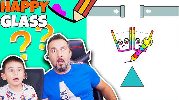 BU BARDAKLAR NASIL DOLACAK? | EGEMEN KAAN İLE HAPPY GLASS OYNUYORUZ