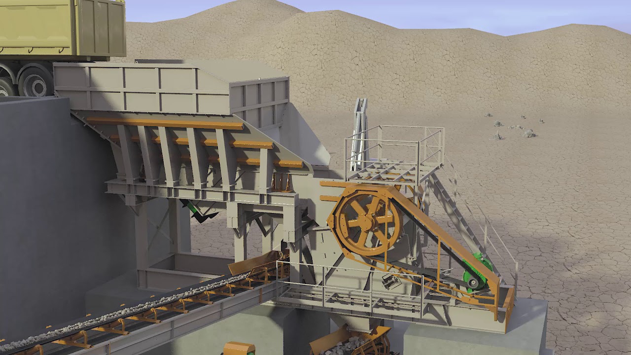 YINMAK Crushing And Screening Plant 3D Animation
