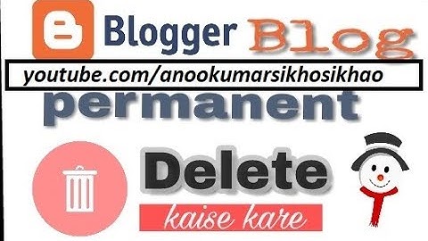 How to delete blog or website permanently .get backup and restore with in 90 days .