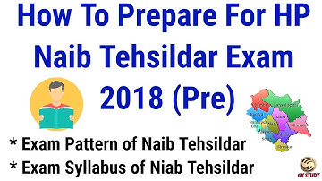HP Naib Tehsildaar Exam Preparation 2018 ! How To Prepare for Pre ! Exam Pattern ! Exam Syllabus !