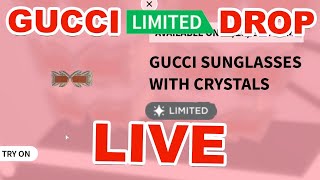 ROBLOX GUCCI LIMITED DROP LIVE (GUCCI SUNGLASSES WITH CRYSTALS)