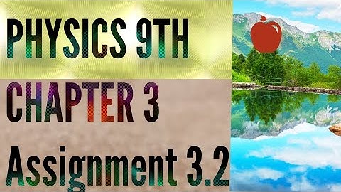 physics 9th Chapter 3 Dynamics Assignment 3.2