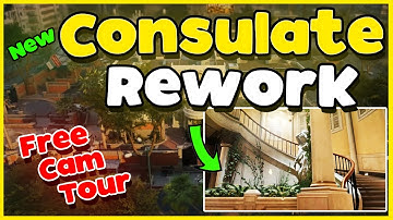*NEW* FREE CAM TOUR OF CONSULATE REWORK (WALKTHROUGH) | Rainbow Six Siege