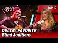 TOP 10 | Delta’s FAVORITE Blind Auditions in The Voice